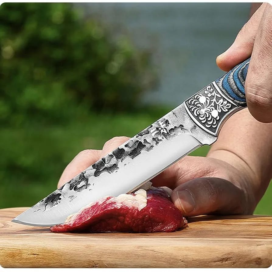 سكينه سانتوكو مقبض أزرق